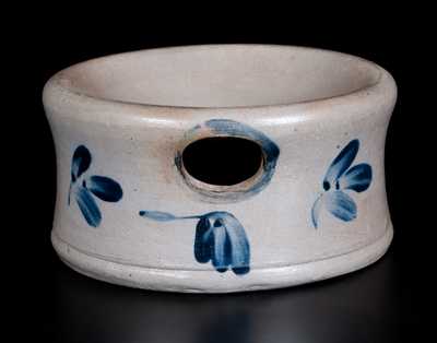 Stoneware Spittoon with Floral Decoration, Baltimore, circa 1860