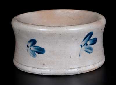 Stoneware Spittoon with Floral Decoration, Baltimore, circa 1860