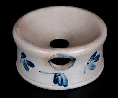 Stoneware Spittoon with Floral Decoration, Baltimore, circa 1860