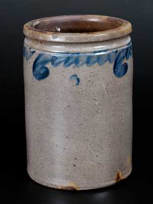 S. BELL & SON / STRASBURG, VA Stoneware Jar with Swag Decoration