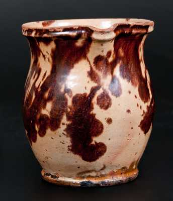Finely-Glazed Redware Pitcher, American, possibly Maine, second or third quarter 19th century