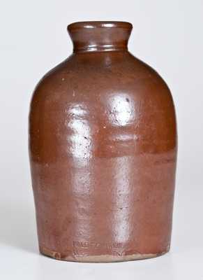 Rare FR. LEITZINGER / CLEARFIELD PA Stoneware Canning Jar