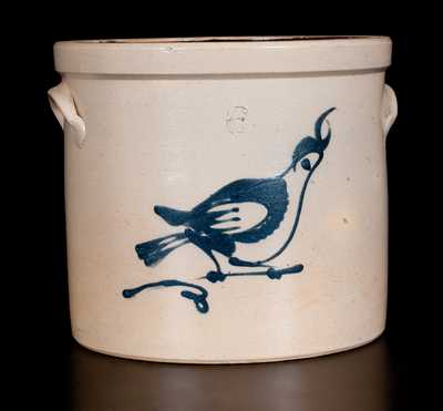 Att. Fulper, Flemington, NJ Stoneware Bird Crock