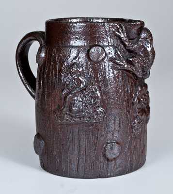 Rare Sewer Tile Frog Pitcher, Rochester Sewer Pipe Company, Rochester, NY, circa 1885-1900