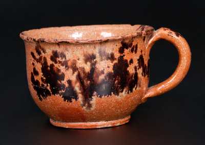 Maine Redware Cup, circa 1820-40