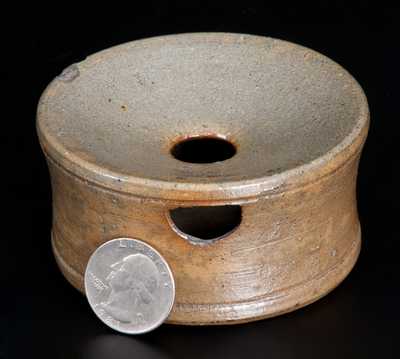 Miniature Stoneware Spittoon att. J. Swank & Co., Johnstown, PA