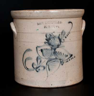 Unusual Stoneware Jar Marked TRUE DOUGLASS & CO. / PORTLAND, ME