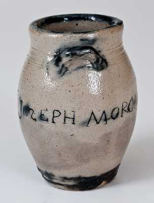 Important Miniature Ovoid Stoneware Jar Inscribed 