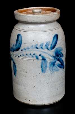 Att. D. P. Shenfelder, Reading, PA Stoneware Lidded Jar