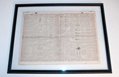 Impressive 1825 Newspaper w/ Illustrated Clarkson Crolius Advertisement