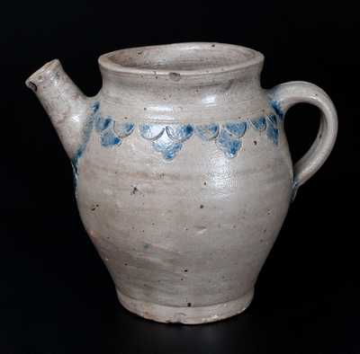 Extremely Rare and Important New York City Stoneware Teapot, c1775-1800