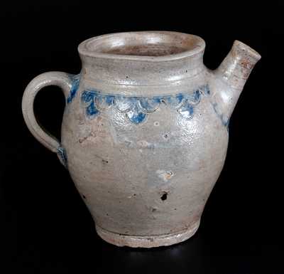 Extremely Rare and Important New York City Stoneware Teapot, c1775-1800