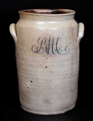 Rare Stoneware Presentation Preserve Jar Inscribed 