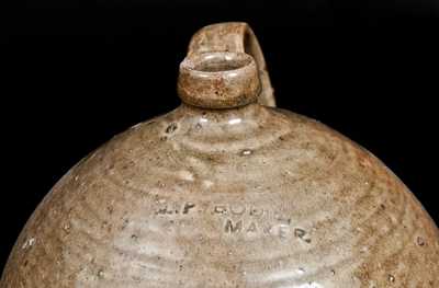 Fine J.P. BODIE, / MAKER, Edgefield District, SC Alkaline-Glazed Stoneware Jug