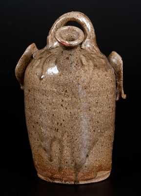 Extremely Rare and Important Edgefield District, SC Stoneware Face Jug