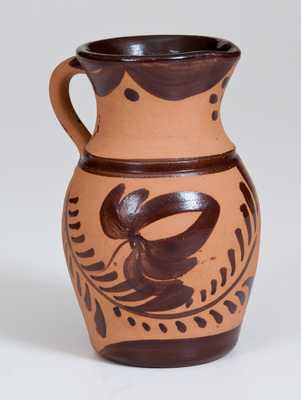 Tanware Pitcher, New Geneva or Greensboro, PA origin, circa 1880