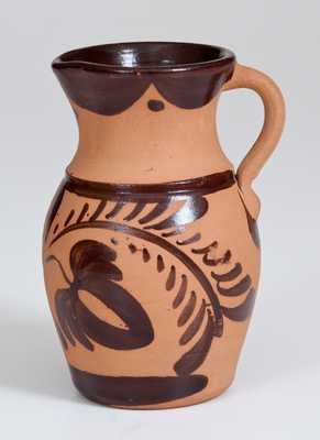 Tanware Pitcher, New Geneva or Greensboro, PA origin, circa 1880