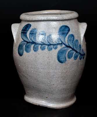 Attrib. John and James Miller, Strasburg, VA, circa 1835 Stoneware Jar