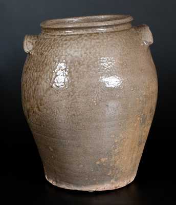 Fine J.W.S. & CO. / PINE HOUSE, / S.C. Stoneware Jar, John W. Seigler, Shaw s Creek, Edgefield District, SC