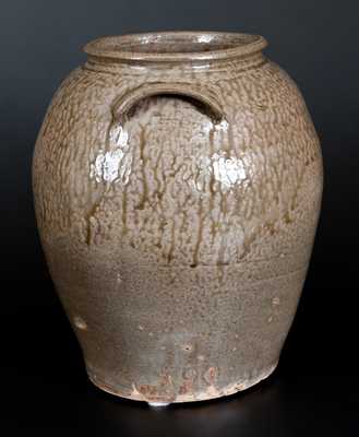 Fine J.W.S. & CO. / PINE HOUSE, / S.C. Stoneware Jar, John W. Seigler, Shaw s Creek, Edgefield District, SC