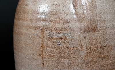 Fine J.D. CRAVEN, Moore County, NC Two-Gallon Stoneware Jug