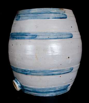Rare SMITH & DAY / NORWALK, CT Eight-Gallon Stoneware Keg Cooler