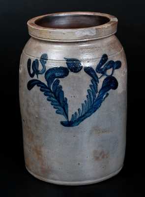 One-Gallon Southeastern PA Stoneware Jar, circa 1875