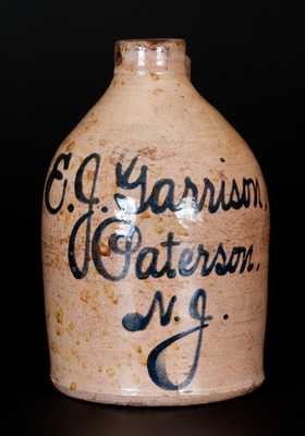 Paterson, N.J. Stoneware Advertising Jug, attrib. Fulper Pottery, Flemington, NJ