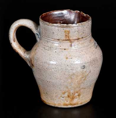Important LYDIA FERREN, Charlestown, MA c1810 Stoneware Cream Pitcher