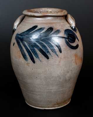 Four-Gallon James River Virginia Stoneware Jar, attrib. Schermerhorn