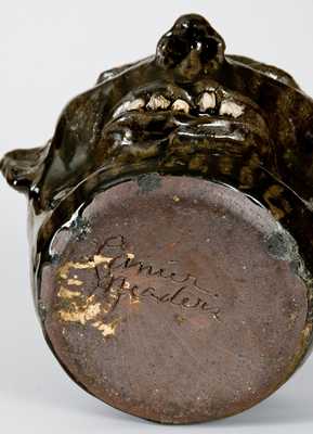 Lanier Meaders Stoneware Face Jug with Rock Teeth