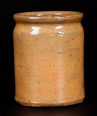 Yellow JOHN BELL / WAYNESBORO, PA Redware Canning Jar