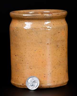 Yellow JOHN BELL / WAYNESBORO, PA Redware Canning Jar
