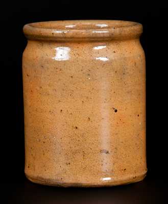 Yellow JOHN BELL / WAYNESBORO, PA Redware Canning Jar