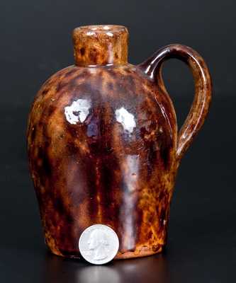 Outstanding "Made by C. F. Bell / Sept 19th 1884" JOHN BELL / WAYNESBORO Redware Jug
