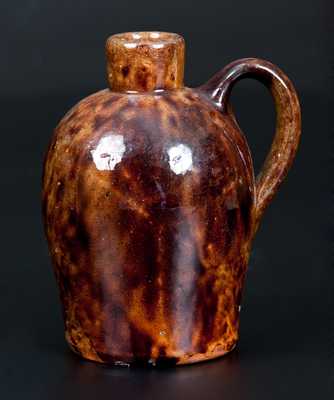 Made by C.F. Bell / Sept. th 19 1884 Redware Jug, Stamped JOHN BELL / WAYNESBORO