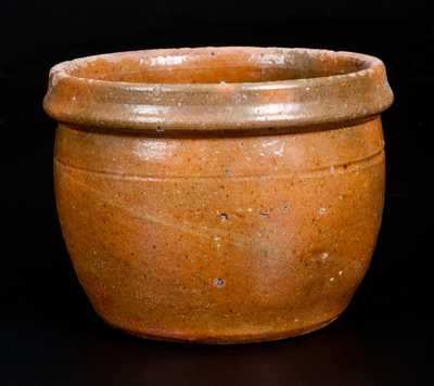 Rare D. M. BAKER'S POTTERY / WAYNESBORO, PA Glazed Redware Jar