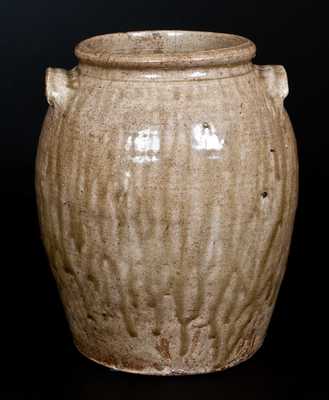 Stoneware Alkaline-Glazed Stoneware Jar att. Edgefield District, SC, circa 1840