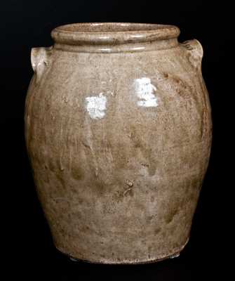 Stoneware Alkaline-Glazed Stoneware Jar att. Edgefield District, SC, circa 1840