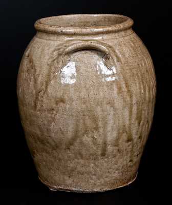 Stoneware Alkaline-Glazed Stoneware Jar att. Edgefield District, SC, circa 1840