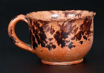 Maine Redware Cup, circa 1820-40