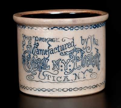 COLUMBIAN EXPOSITION / 1893 Souvenir Crock, Inscribed 