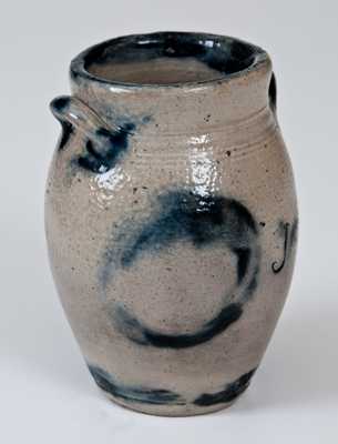 Important Miniature Ovoid Stoneware Jar Inscribed 