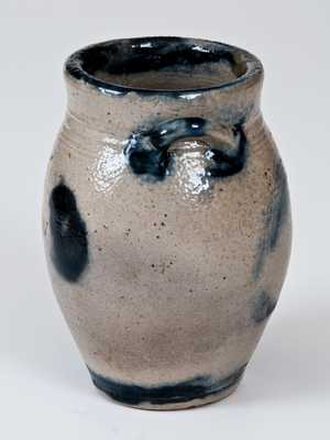 Important Miniature Ovoid Stoneware Jar Inscribed 