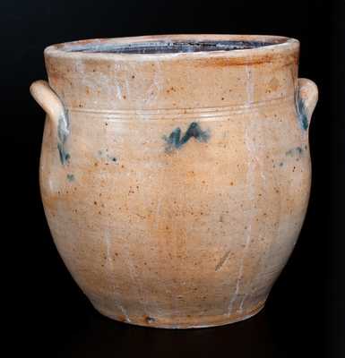 ELIZ-TOWN-N.J (Elizabethtown, NJ) Stoneware Jar, attrib. Keen Pruden, circa 1832