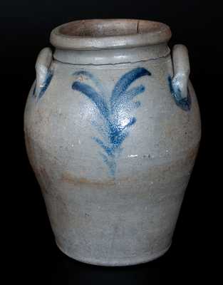 James River Region of Virginia Stoneware Jar w/ Foliate Decoration