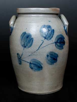 James River Valley, VA Stoneware Jar w/ Tree of Life Decoration