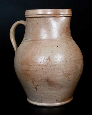 Rare Stoneware Pitcher w/ Incised Signature 