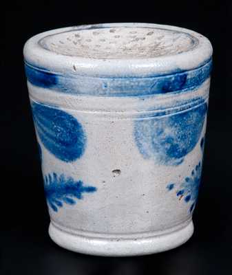 Very Rare Large-Sized Stoneware Sander, possibly Isaac V. Machett, Cornwall, NY, c1850