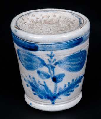 Very Rare Large-Sized Stoneware Sander, possibly Isaac V. Machett, Cornwall, NY, c1850